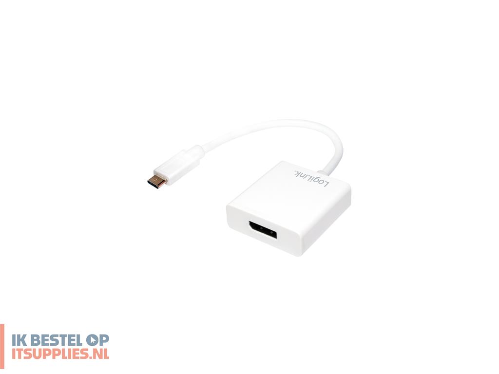 0149931-logilink_014m-_usb-c_31displayport_usb_grafische_adapter_wit