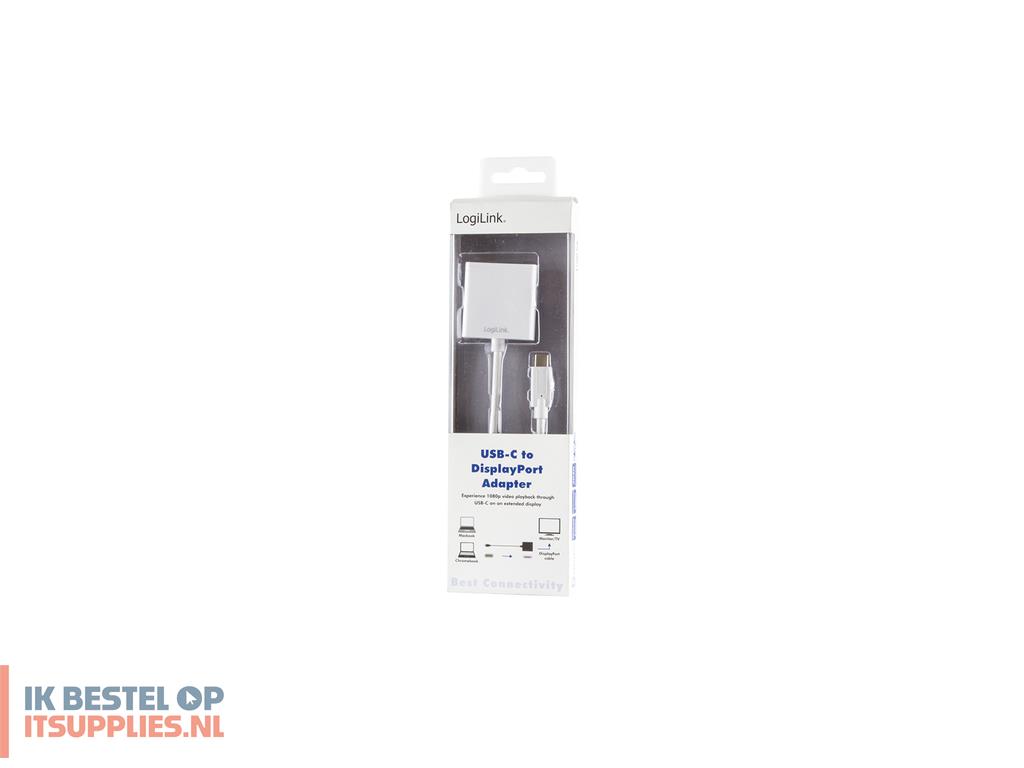 0154008-logilink_014m-_usb-c_31displayport_usb_grafische_adapter_wit