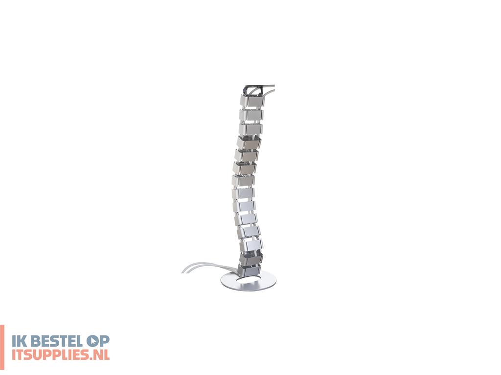 0130686-logilink_kab0065_kabelbeheersysteem_bureau_kabelgoot_zilver_1_stuks
