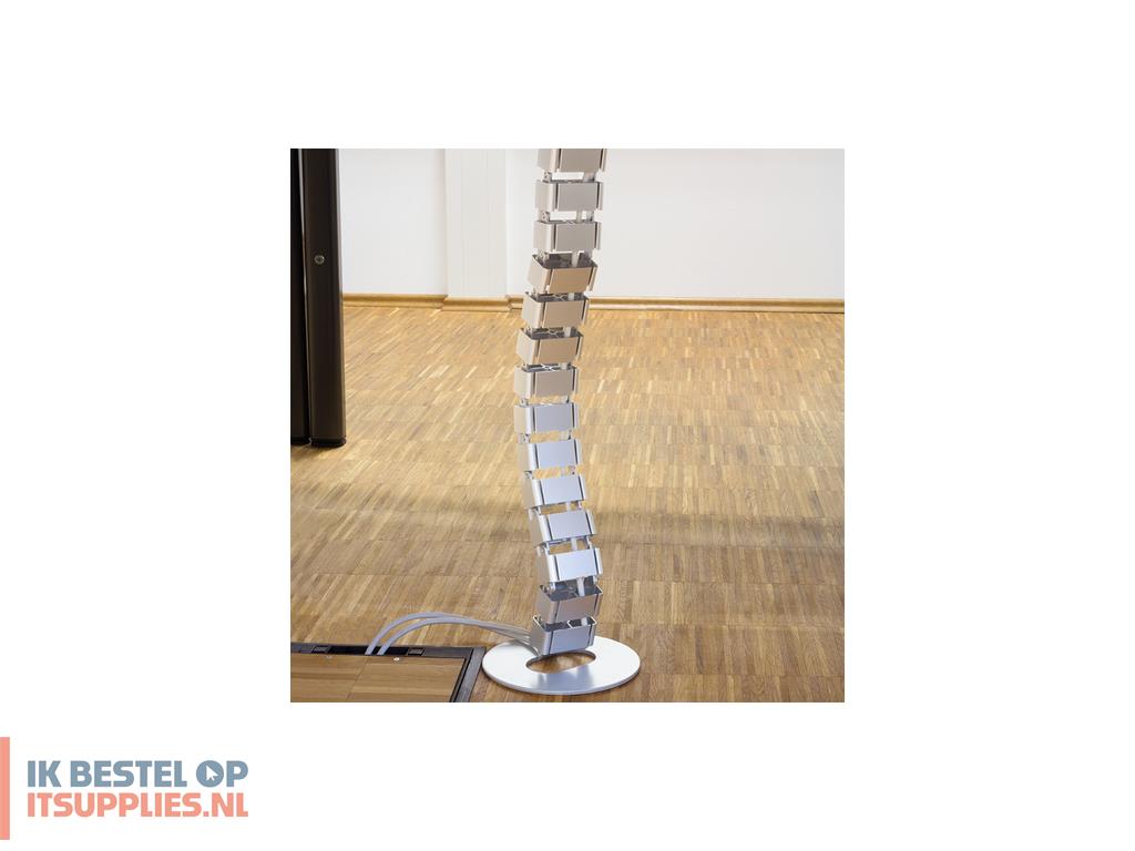 0137308-logilink_kab0065_kabelbeheersysteem_bureau_kabelgoot_zilver_1_stuks