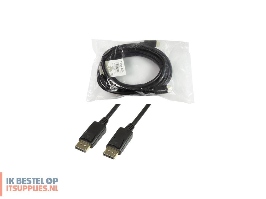 3049021-logilink_cv0076_displayport_kabel_7-5_m_zwart