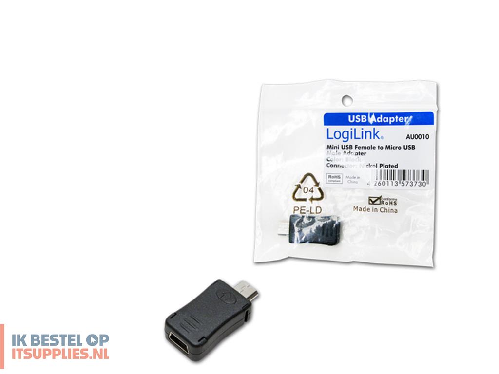 3615647-logilink_au0010_tussenstuk_voor_kabels_micro_usb_mini_usb_zwart
