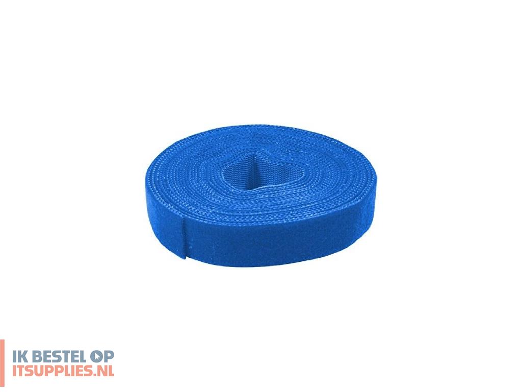 0046683-logilink_kab0053_kabelbinder_velcro_cable_tie_klittenband_blauw_1_stuks