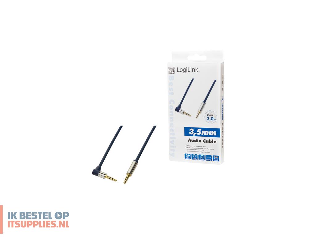 4745237-logilink_35mm_-_35mm_3m_audio_kabel_3-5_m_blauw