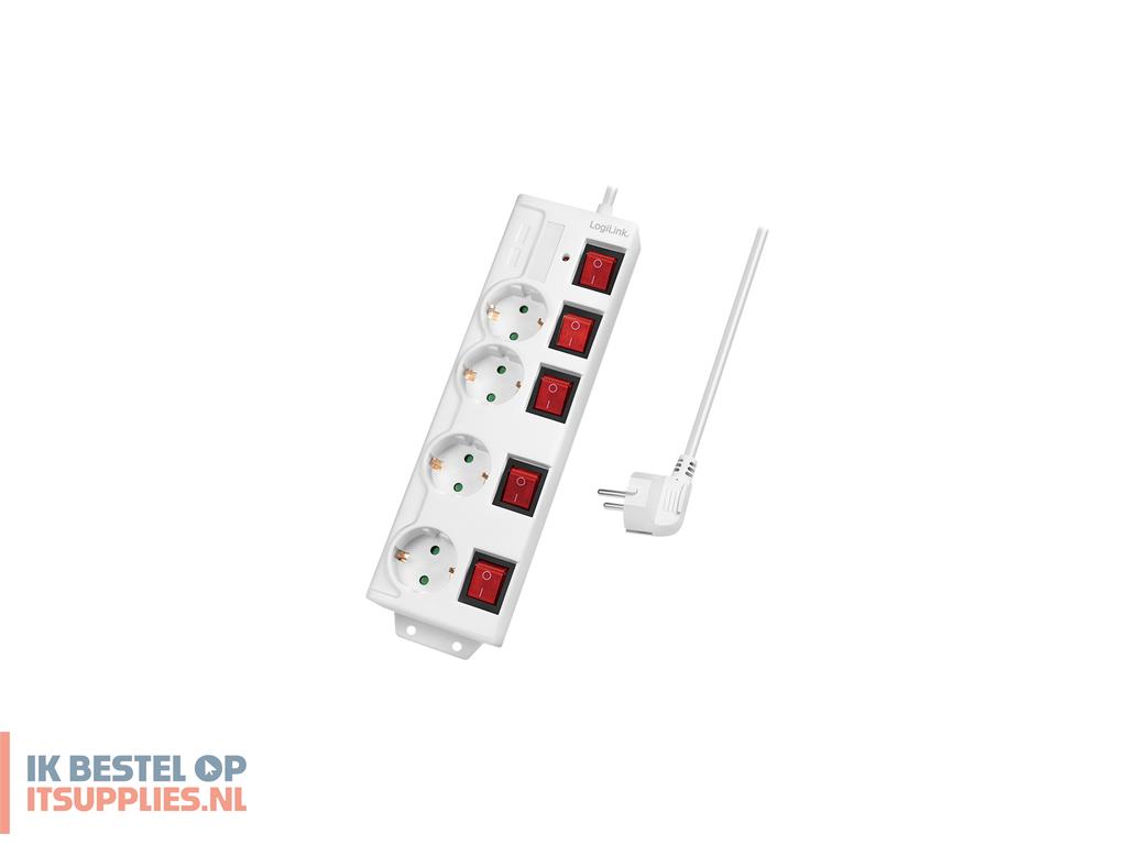 4812843-logilink_lps252_power_uitbreiding_1-5_m_4_ac-uitgangen_binnen_wit