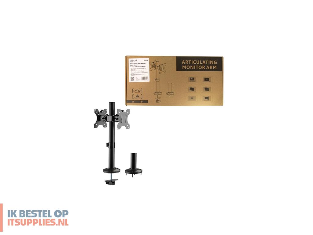 3249165-logilink_bp0109_flat_panel_bureau_steun_81-3_cm_32_zwart