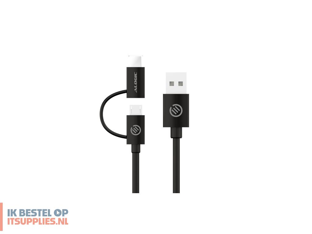 1646734-alogic_u2cmc-01blk_usb-kabel_usb_20_usb_a_micro-usb_b_zwart