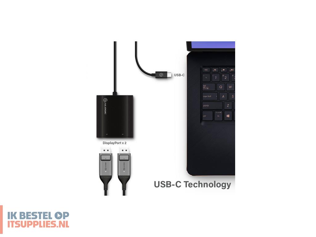 1554653-alogic_uc2dp-adp_usb_grafische_adapter_3840_x_2160_pixels_zwart