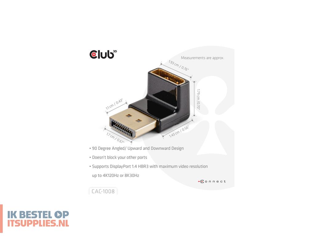 1713268-club3d_displayport_male_to_displayport_14_female_90_degree_angled_adapter_4k120hz_mf_-_adapter