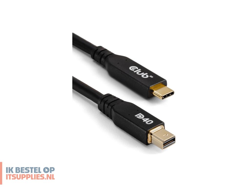 0518482-club3d_cac-1561_displayport_kabel_2_m_mini_displayport_usb_type-c_zwart