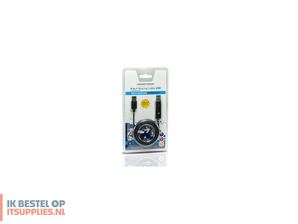 1124293-conceptronic_usb_20_18m_toetsenbord-video-muis_kvm_kabel_zwart_1-8_m