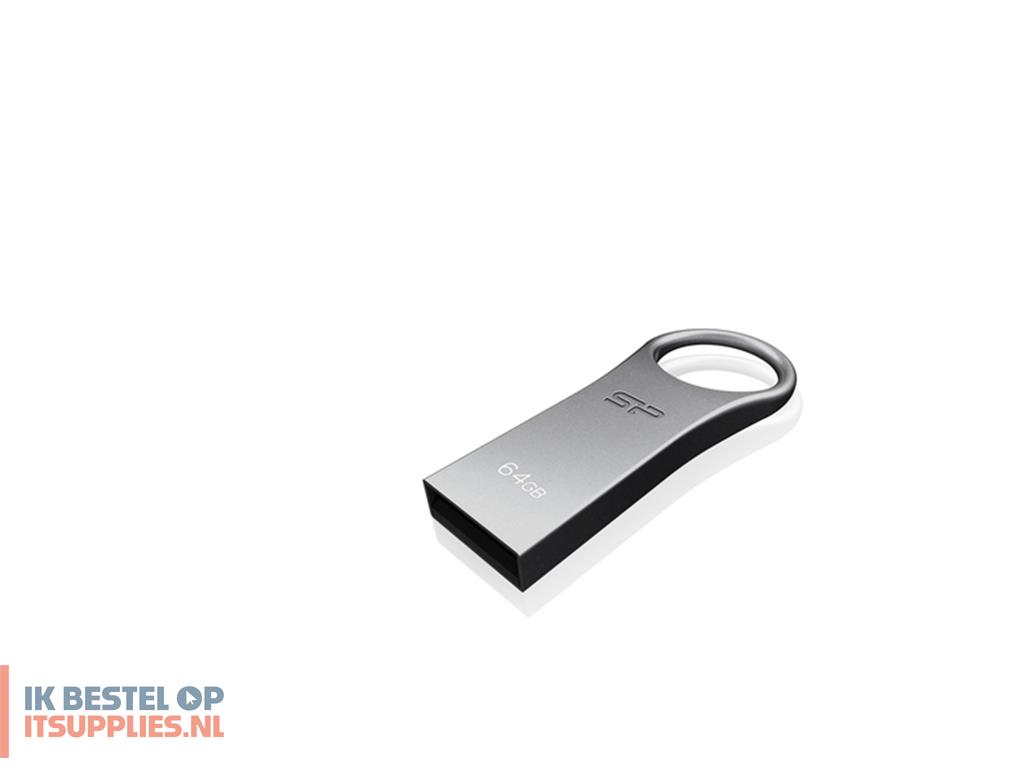4937346-silicon_power_64gb_firma_f80_usb20_usb_flash_drive_usb_type-a_20_grijs-_zilver