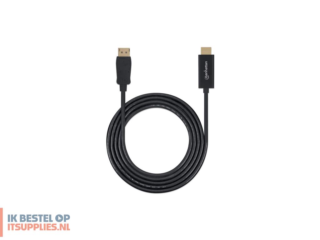 3405749-manhattan_152662_video_kabel_adapter_1_m_displayport_hdmi_zwart
