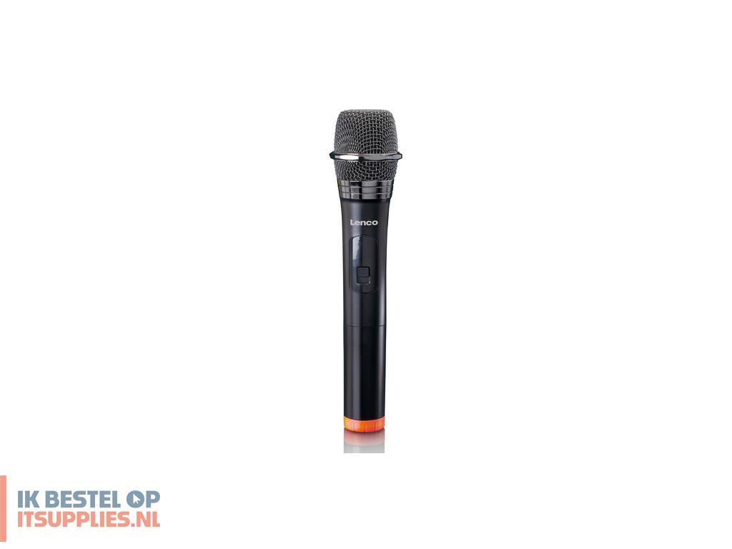 3415326-lenco_mcw-011bk_microfoon_zwart_microfoon_voor_podiumpresentaties