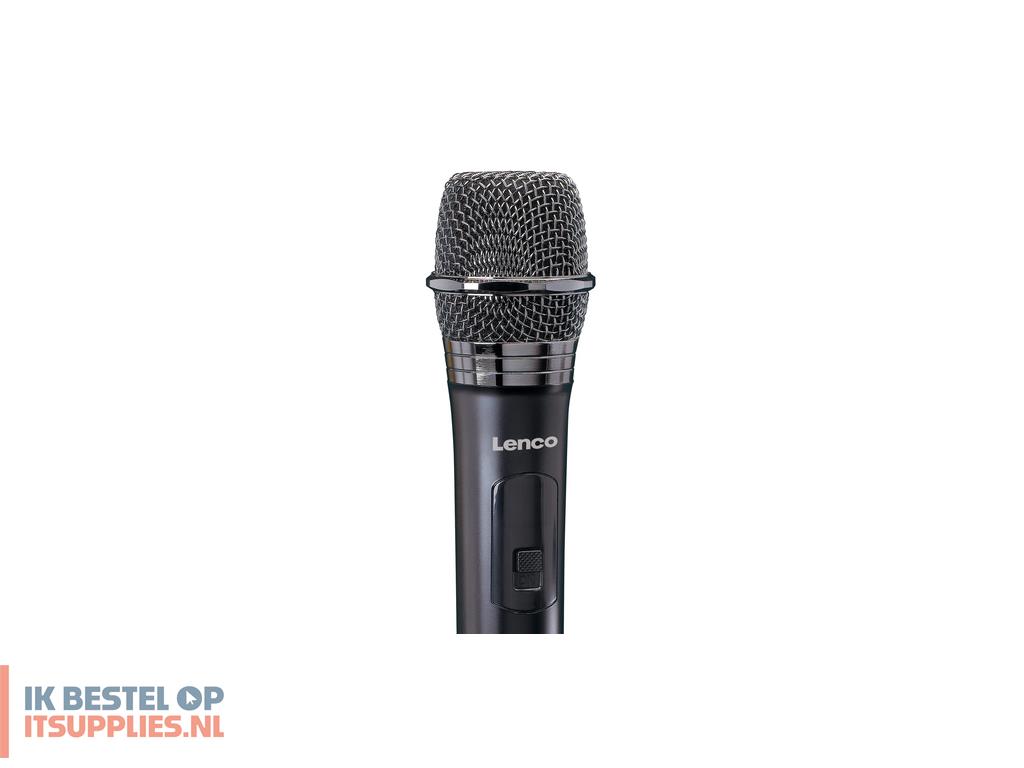 3417677-lenco_mcw-011bk_microfoon_zwart_microfoon_voor_podiumpresentaties
