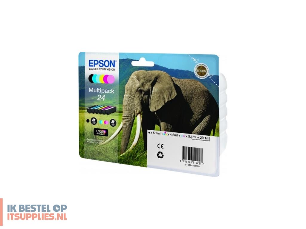 2001618-epson_elephant_c13t24284010_inktcartridge_1_stuks_origineel_zwart-_cyaan-_lichtyaan-_lichtmagenta-_magenta