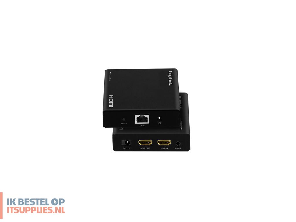 1622901-logilink_hd0030_audiovideo_extender_av-zender_ontvanger_zwart