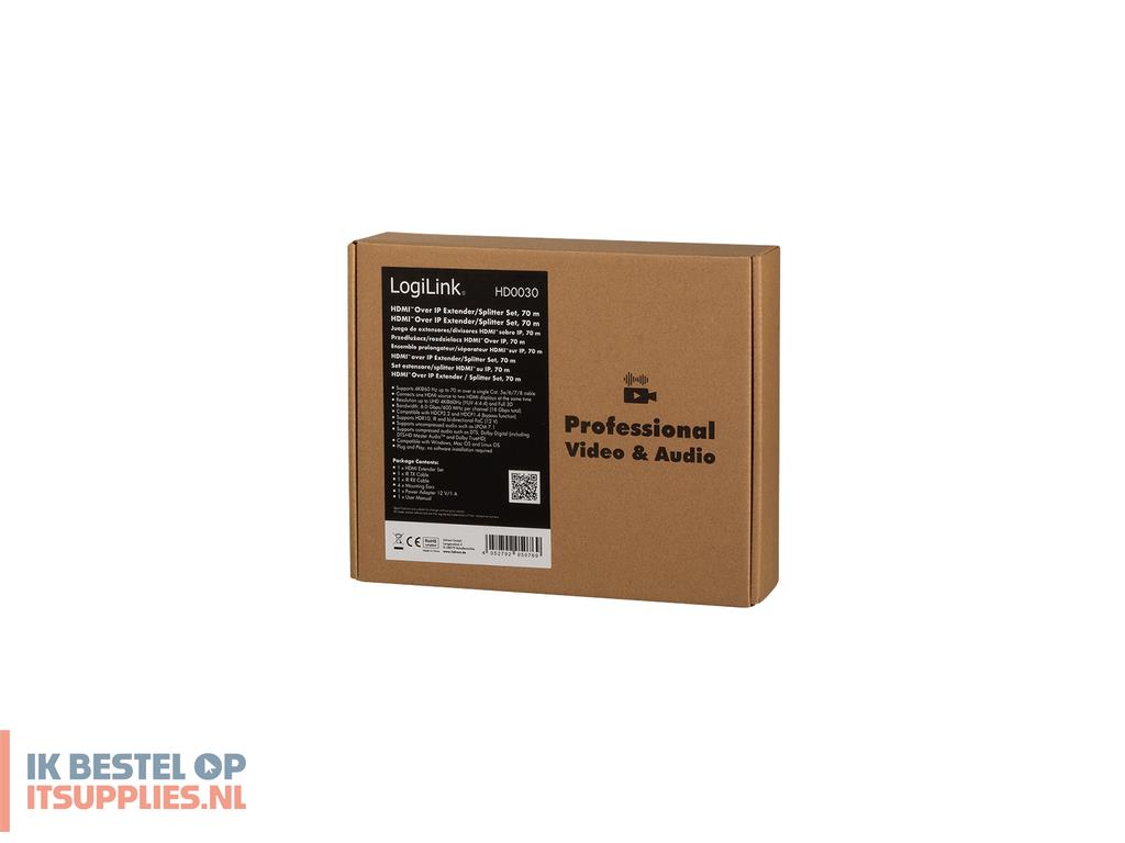 1626245-logilink_hd0030_audiovideo_extender_av-zender_ontvanger_zwart