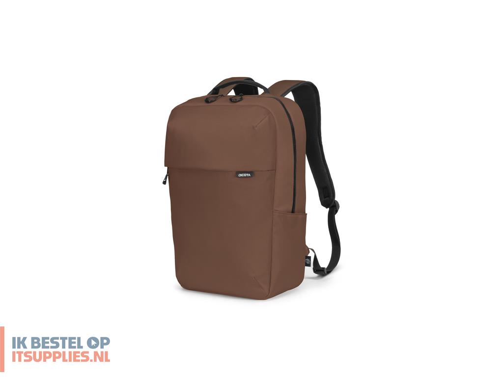 3504361-dicota_d32124-rpet_rugzak_casual_rugzak_bruin_polyester