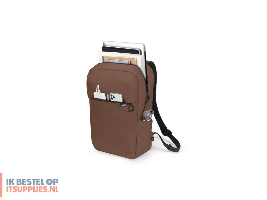 3511965-dicota_d32124-rpet_rugzak_casual_rugzak_bruin_polyester