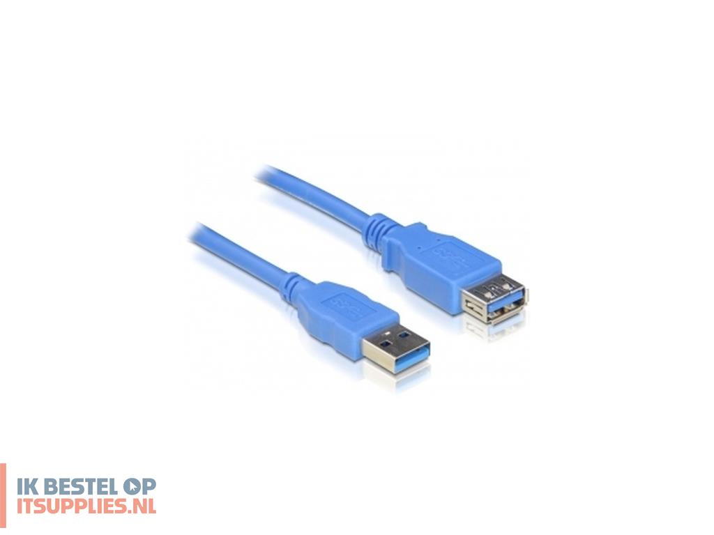 0226978-delock_usb_30-a_male-female_-_5m_usb-kabel_usb_a_blauw