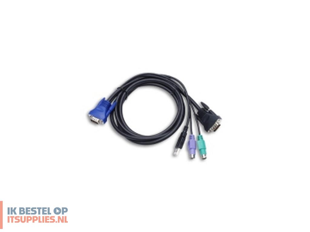 3210494-longshine_lcs-kc4-18_toetsenbord-video-muis_kvm_kabel_zwart_1-8_m