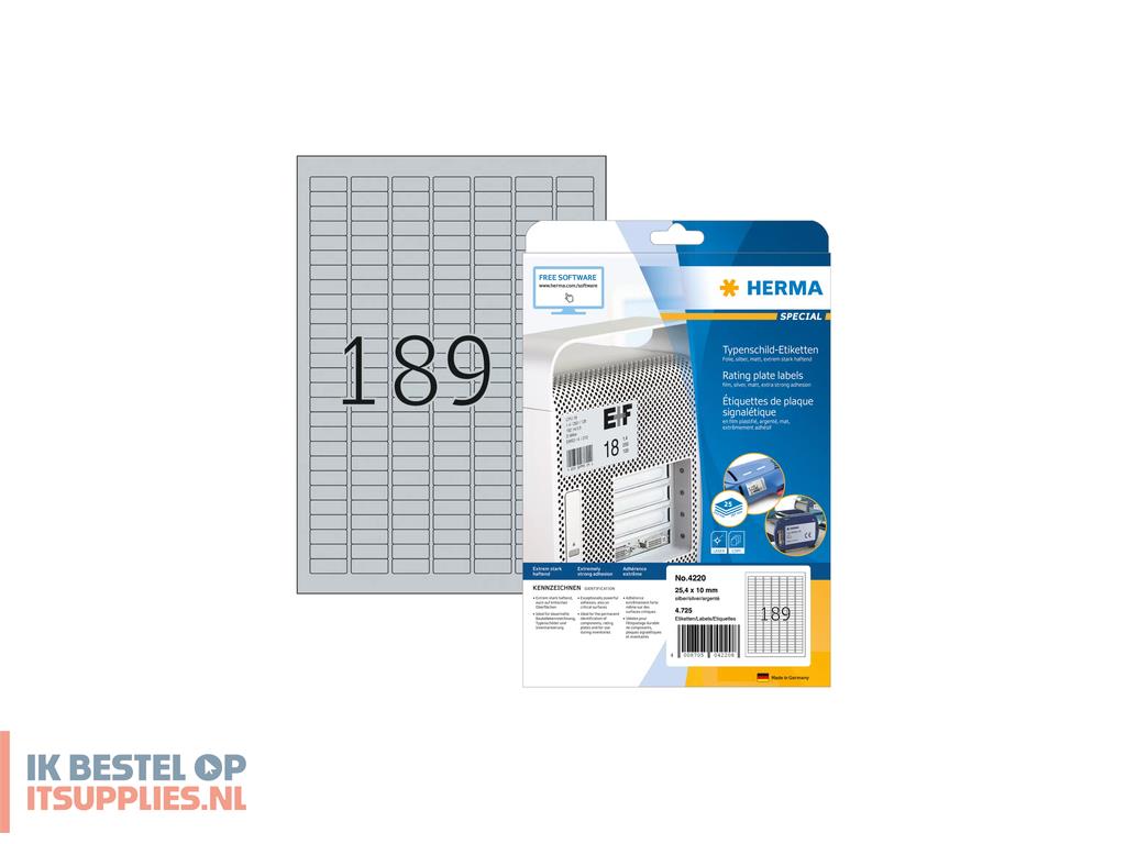 4803791-herma_4220_etiket_afgeronde_rechthoek_permanent_zilver_4725_stuks