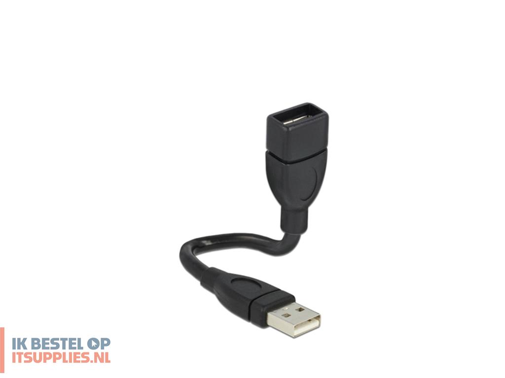 0646414-delock_15cm_usb_20_usb-kabel_0-15_m_usb_a_zwart