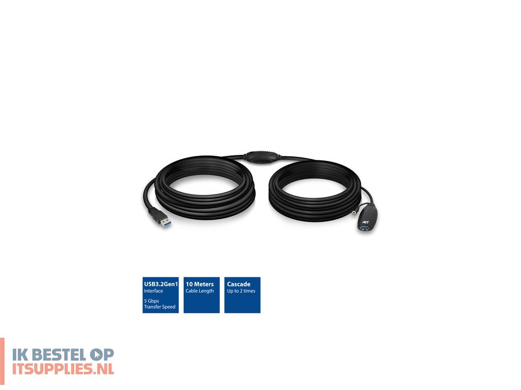 4832844-act_ac6110_usb-kabel_usb_32_gen_1_31_gen_1_10_m_usb_a_zwart
