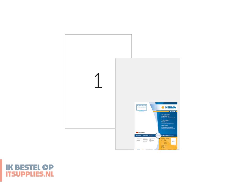 4630686-herma_8694_printeretiket_transparant_zelfklevend_printerlabel