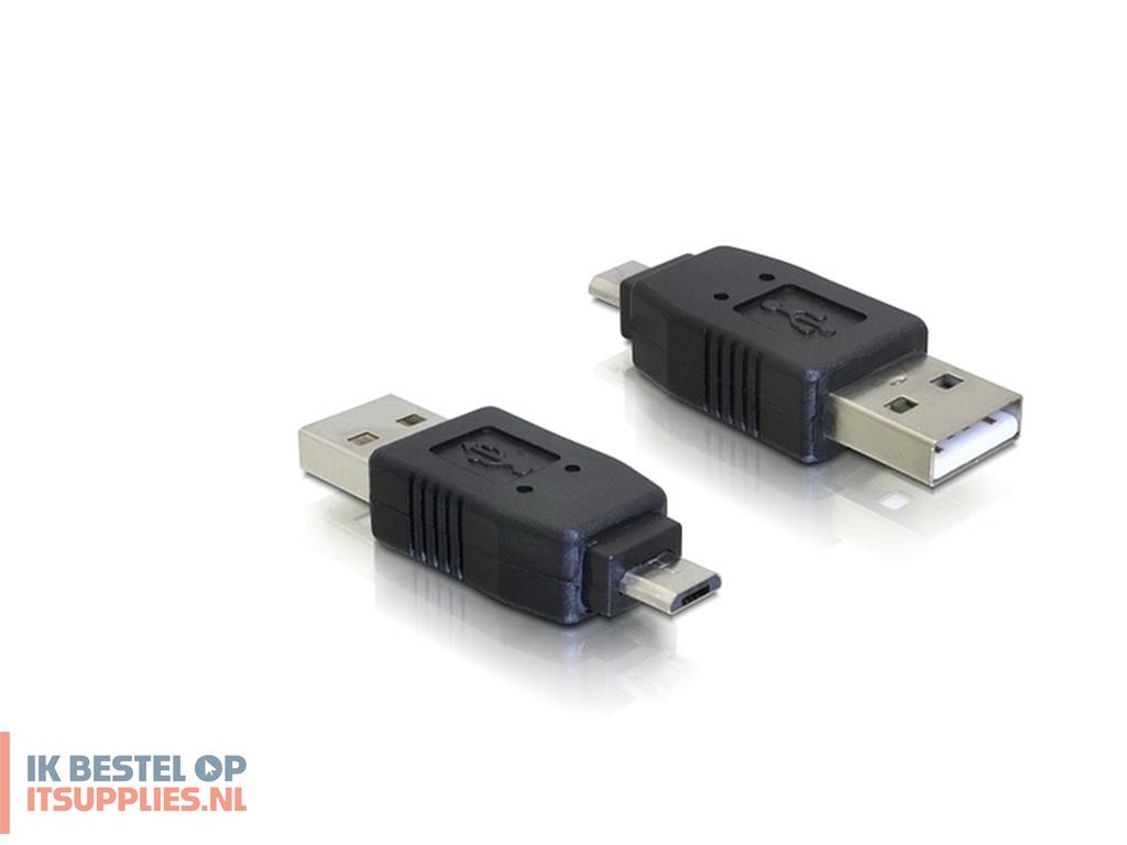 1239431-delock_adapter_usb_micro-b_male_to_usb20_a-male_usb_20_a_zwart