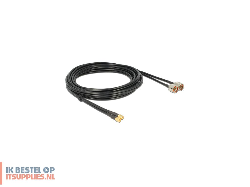 3049591-delock_89467_coax-kabel_rg-58_5_m_2_x_n_plug_2_x_sma_plug_zwart