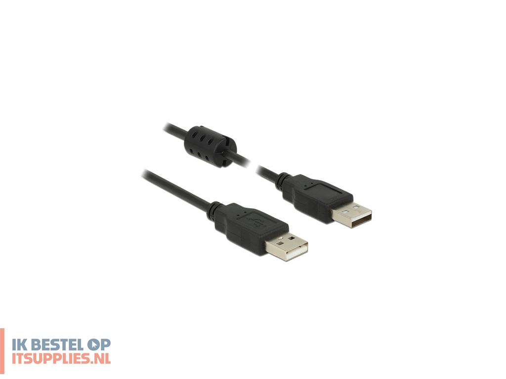 3122273-delock_5m-_2xusb_20-a_usb-kabel_usb_20_usb_a_zwart