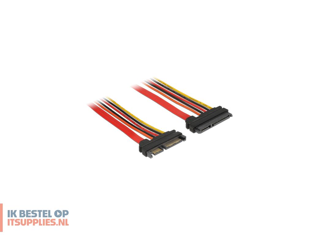 3125080-delock_84920_sata-kabel_0-5_m_sata_22-pin_zwart-_oranje-_rood-_geel
