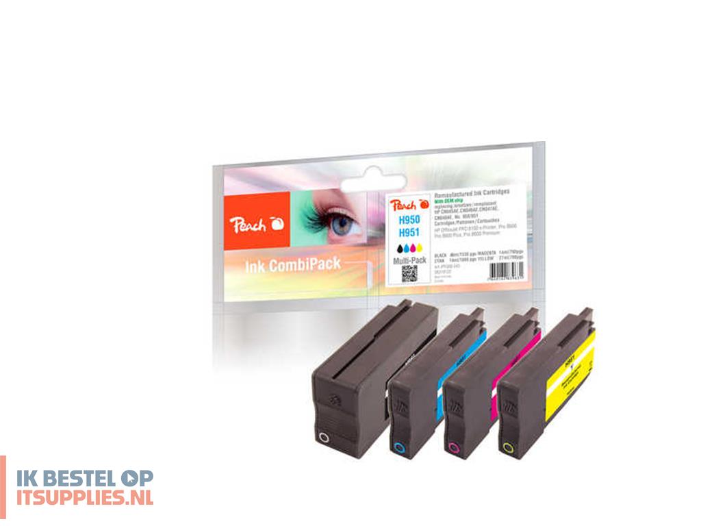 3539395-peach_pi300-543_inktcartridge_zwart-_cyaan-_magenta-_geel