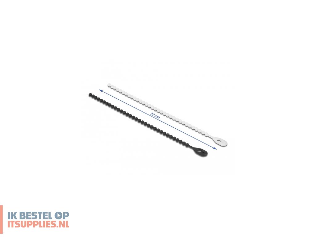 3348442-delock_19506_kabelbinder_bevestigingssokkel_polyamide_zwart-_wit_100_stuks