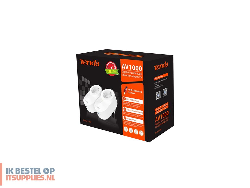 4601915-tenda_ph6_powerline-netwerkadapter_1000_mbits_ethernet_lan_wit_2_stuks