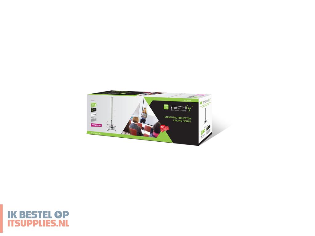 4555677-techly_ica-pm_102xl_projector_beugel_plafond_zilver