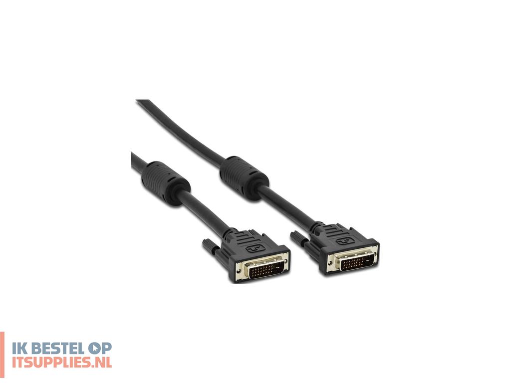 3703079-techly_2m_dvi-d_dvi_kabel_zwart