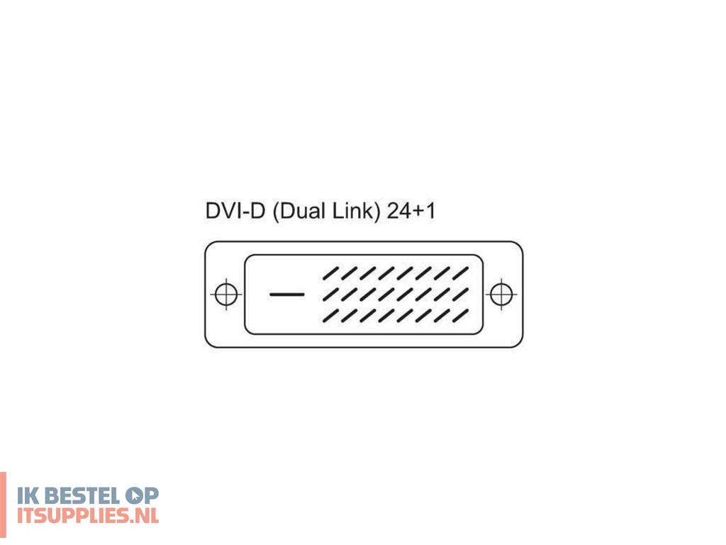 0522134-techly_15m_dvi-d_dvi_kabel_zwart