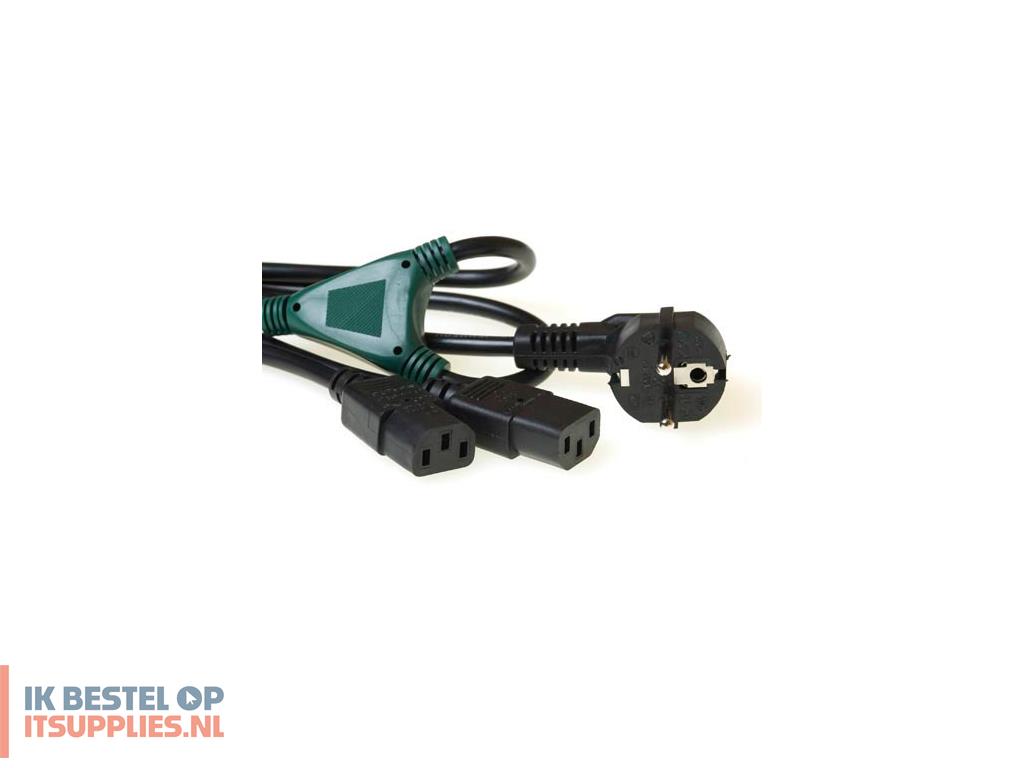 5156787-act_230v_splitcable_schuko_male_-_2_x_c13_zwart_1_m