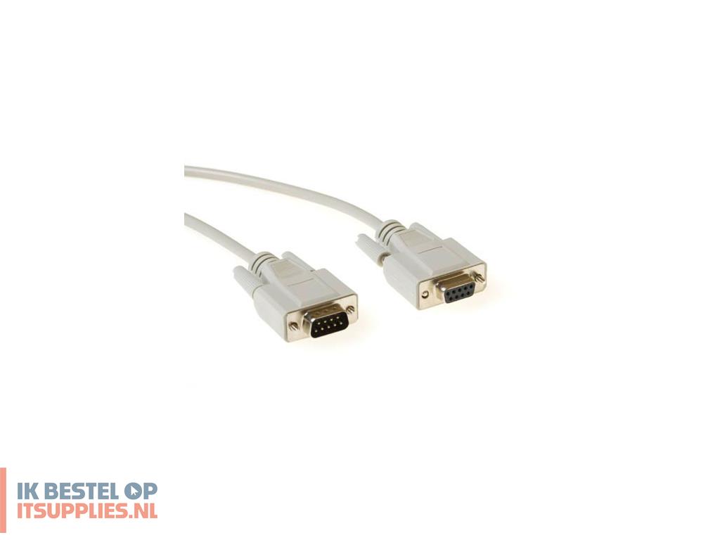 0113324-act_serial_printercable_9-pin_d-sub_male_-_9-pin_d-sub_female_3_m_seriele_kabel_ivoor_9_pin_d-sub_male