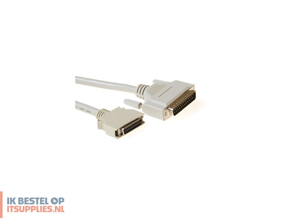3052051-act_25_pin_d-sub_male_-_36_pin_half_pitch_centronics_male_parallelle_kabel_ivoor_3_m