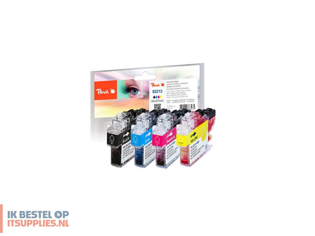 3051500-peach_pi500-259_inktcartridge_4_stuks_compatibel_zwart-_cyaan-_magenta-_geel