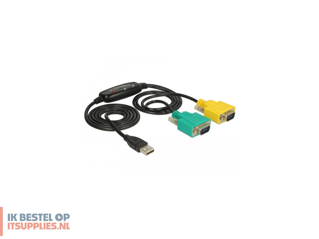 4651979-delock_63466_seriele_kabel_zwart-_groen-_geel_1-5_m_usb_type-a_db-9
