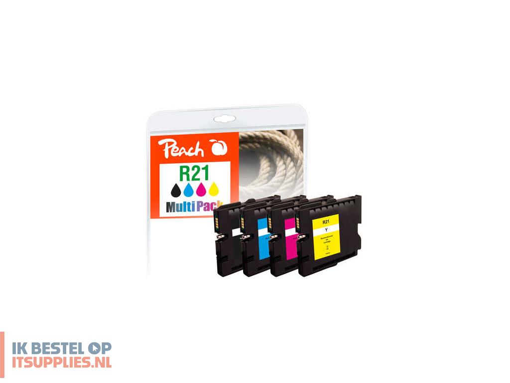 2107258-peach_pi400-97_inktcartridge_4_stuks_compatibel_zwart-_cyaan-_magenta-_geel