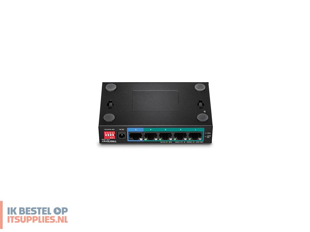 0413079-trendnet_tpe-lg50_netwerk-switch_unmanaged_gigabit_ethernet_101001000_power_over_ethernet_poe_zwart