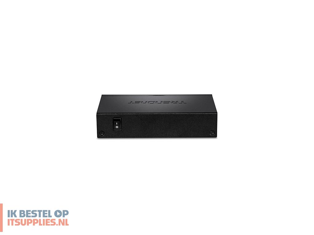 0415695-trendnet_tpe-lg50_netwerk-switch_unmanaged_gigabit_ethernet_101001000_power_over_ethernet_poe_zwart