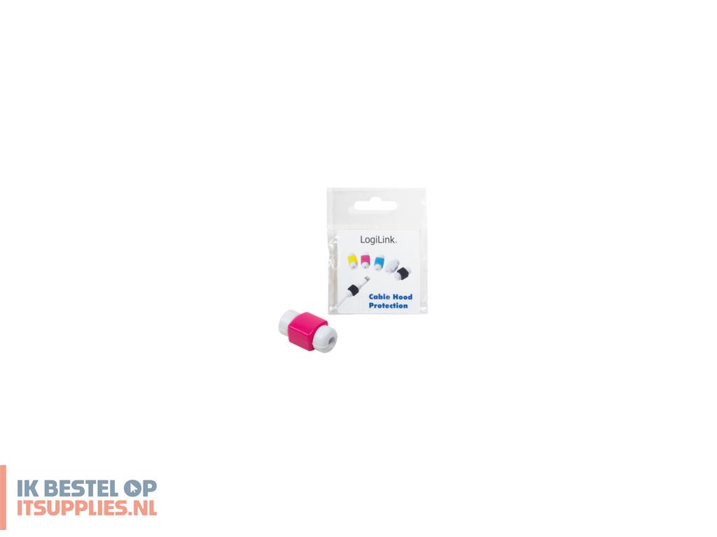 4528167-logilink_aa0091r_kabelklem_roze