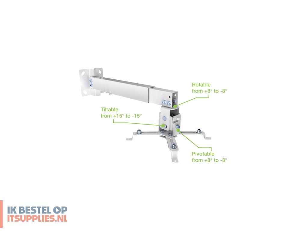 1702933-techly_ica-pm_16_projector_beugel_plafondmuur_zilver